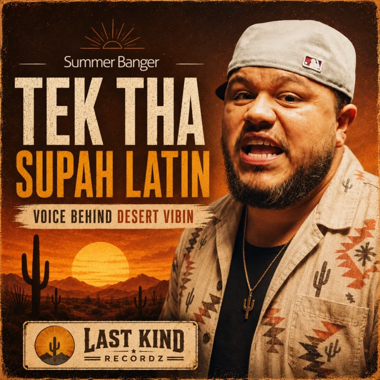 TEK Tha Supah LAtin, Desert Vibin’ promotional image.