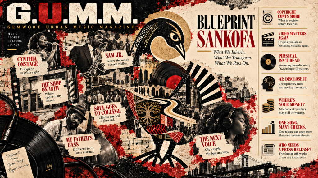 G.U.M.M. October 2026 cover, Blueprint Sankofa